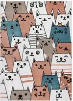 Dywan BEO GATTI spalva koralų sp. 80x150 Hakano