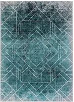 Kilimas 160 × 220 cm, pilkos ir žalios spalvos WELLI