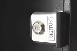 Spinta Digitus Rack Digitus 9 HE Wall Mounting unm. Pro Juodas