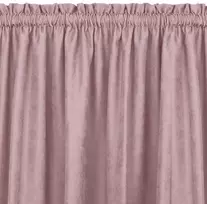 Homede Užuolaidos 280×300 cm iš chenille, rožinė