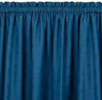 Homede Užuolaidos 280×175 cm tamsiai mėlynos iš čenilio