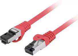 PATCHCORD KAT.8.1 S/FTP LSZH CU 1M Raudonas FLUKE PASSED LANBERG