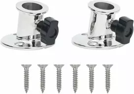 Bimini viršaus stogelio pagrindai 26mm stulpams, 2vnt., plienas
