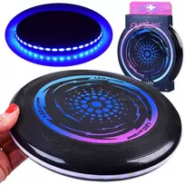 Jokomisiada Skraidantis švytintis LED NSO DISKAS 23cm, skirtas smagiai mėtyti ZA4957