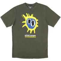 Primal Scream 'Screamadelica<wbr/>' Green Stone Wash T shirt - NEW OFFICIAL Unisex T-Shirt XXXXL