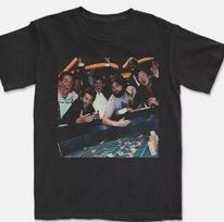 Vintage The Hangover Playing Poker T-Shirt, Funny The Hangover Movie Unisex T-Shirt XXXL