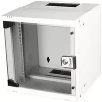 MSI Spinta Equip Equip sieninė spintelė 10" 06U 300x300mm stiklinės durys pilkos