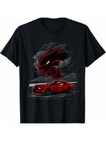Raumeninio automobilio SRT Challenger marškinėliai S juoda