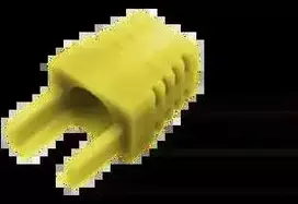 RJ45 kištuko vidinis dangtelis geltonas (50 vnt. pakuotėje) ALANTEC