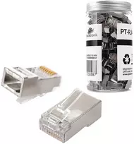 Spacetronik RJ45 tiesioginis cat5e FTP kištukas PT-RJ455FT-0 100 vnt.