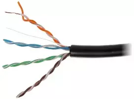 Metacon Tinklo kabelis UTP 1m be antgalių Cat5e, tinkamas lauko sąlygoms, varinis
