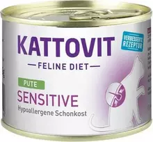 KATTOVIT Sensitive kalakutiena - šlapias kačių maistas - 185g