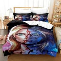3D Spausdintas Buffy The Vampire Slayer Patalynės Komplektas Berniukams Mergaitėms Twin Queen Dydžio Antklodės Užvalkalas Pagalvės Užvalkalas Lovos Vaikams Suaugusiems Antklodė EU Single(135*200cm)3pcs