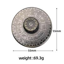 Constellation Pattern Metal Fingertip Gyro Spinner EDC Gadget ADHD Anxiety Stress Relief Toys Adults Kids Unique Gift