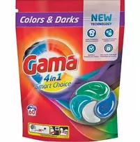 Vizir Gama Colors & Darks - Skalbimo kapsulės spalvotiems drabužiams - 60 vnt.