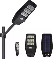 Volt Saulės energija varomas prožektorius PIONEER 120 + 10W panelė + 12000MAH + pultas I C