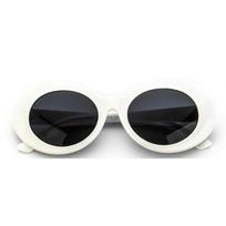 Kurt Cobain Round Sun Glasses Fashion Retro Oval Style Sunglasses Woman Ladies White Black Vintage Oculos De Sol Feminino Other