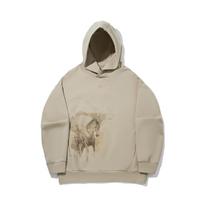 Li Ning × Kung Fu Series Simple Design Loose Fit Pullover Hoodie Men hoodies AWDW211-2 S