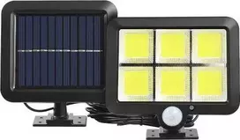 120 LED lempa su judesio ir judesio jutikliu