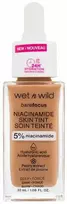 Wet n Wild Bare Focus Niacinamido odos atspalvio makiažas