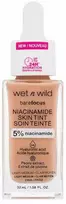 Wet n Wild Bare Focus Niacinamido odos atspalvio makiažas