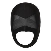 Adult Black Face Balaclava - Breathable Mesh Mask for Motorcycle, Halloween & Cosplay, Stretchy Helmet Liner Hood S