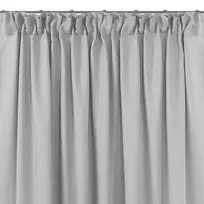 Homede Užuolaidos 300×270 cm pilkos spalvos pinta klostė CARMENA