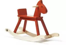 Kids Concept Vaikiškas konceptas – supamasis žirgas | Oranžinė raudona (CARL LARSSON)