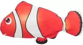 Trixie Žaisliukas žuvytėms, žaislas katėms, balta/raudona/juoda, 26 cm, su katžole