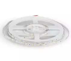 V-tac 4,2W/m LED juosta, 60LED/m, 12V, mėlyna sp., IP20, 5 metrų ritė