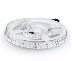 V-tac 6W/m LED juosta, 12V, 30LED/m, RGB, 5 metrų ritė