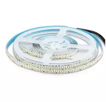 V-tac 20W/m LED juosta, 240 LED/m, 12V, 3000K, 5 metrų ritė
