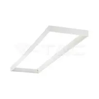 V-tac LED panelės išorinio montavimo rėmelis, 120x30cm, baltas