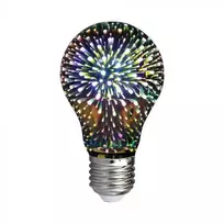 V-tac 3W LED 3D lemputė, A60, E27, 3000K