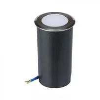 V-tac 1W LED įleidžiamas į žemę šviestuvas, sidabro sp., 3000K, IP67