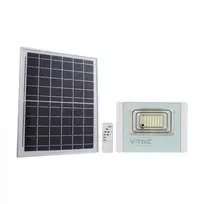 V-tac 40W LED prožektorius su saulės baterija, baltas, 6400K