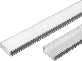 V-tac LED paviršinis profilis su dangteliu ir montavimo priedais, sidabro sp., 2m