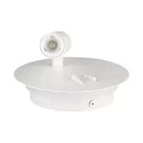 9W LED sieninis šviestuvas, baltas, 3000K