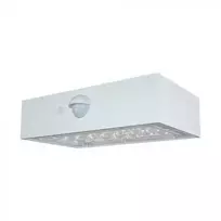 Bikuvalt 3W LED paviršinis šviestuvas su saulės baterija ir judesio davikliu, baltas, 3000/4000K