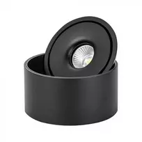 Lubinis šviestuvas V-tac 20W LED paviršinis šviestuvas, juodas, 3000-6400K