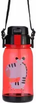 Gertuvė ZEBRA, CoolForSchool, 650ml, su užrakinamu dangteliu, permatomos raudonos sp. tritano plastikas