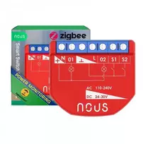 NOUS B3Z Zigbee 2 kanalų relė 16A su el.sąnaudų matavimu (PM)