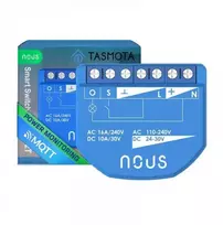 NOUS B2T WIFI Tasmota 1 kanalo relė ESP32 su el. sanaudų stebėjimu (PM)