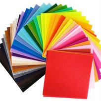15*15cm 40Pcs Soft Felt Fabric Sheet Assorted Color Patchwork Sewing DIY Craft Squares Nonwoven 1mm Thick Handmade Cloth Weaving 20x30 cm