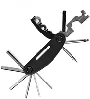 Rockbros GJ1601 16-in-1 multi-tool for bicycle repair – juodas