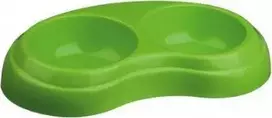 Trixie Plastikiniai dubenys, sunkūs 2 × 0,2 l / skersmuo 10 cm