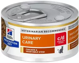 HILL'S PD Feline c/d Urinary Stress Stews - wet cat food - 82 g