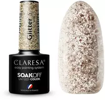 Activeshop Ilgalaikis hibridinis nagų lakas Claresa Glitter 3, 5g.