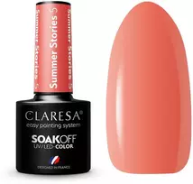 Activeshop Nagų lakas Claresa Soak Off Summer Stories, Nr.5 raudona, 5 g