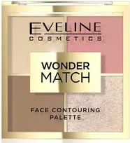 Eveline Cosmetics Wonder Match veido kontūravimo paletė 02, 10 g